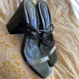 Pretty Little Thing Strap Heels(Never Used)